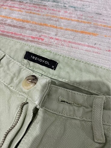 Trendyol & Milla Mint yeşili jean