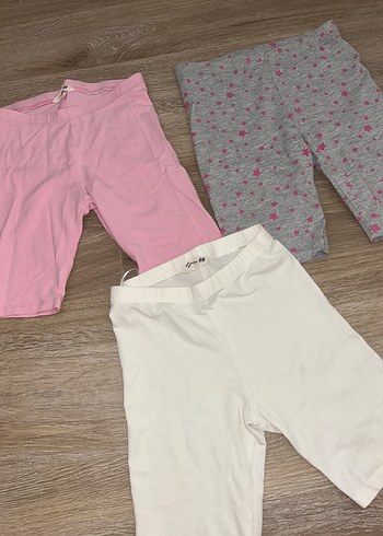 Koton Kız Çocuk Pamuklu Tayt Seti - 3'lü - Görsel 2