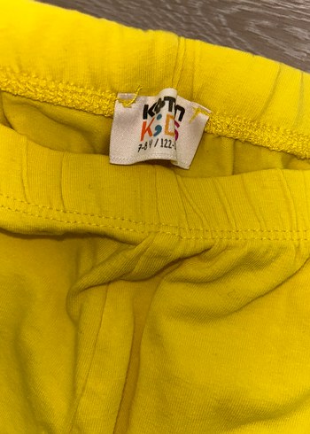 Koton Sarı-Kırmızı Basic Kız Tayt 7-8 yaş - Görsel 3