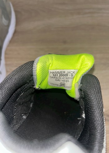 Hummer Jack Gri Bağcıklı Kadın Spor Ayakkabı - Görsel 5