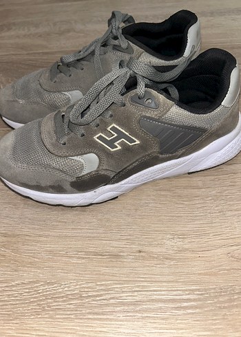 Hummer Jack Gri Bağcıklı Kadın Spor Ayakkabı - Görsel 3