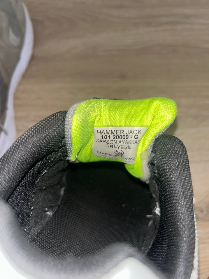 Hummer Jack Gri Bağcıklı Kadın Spor Ayakkabı - Görsel 5
