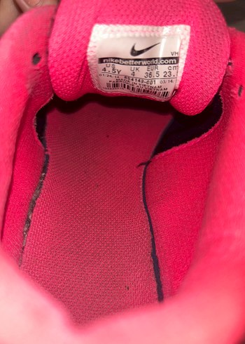 Nike Pembe Siyah Bağcıklı Kadın Spor Ayakkabı - Görsel 5