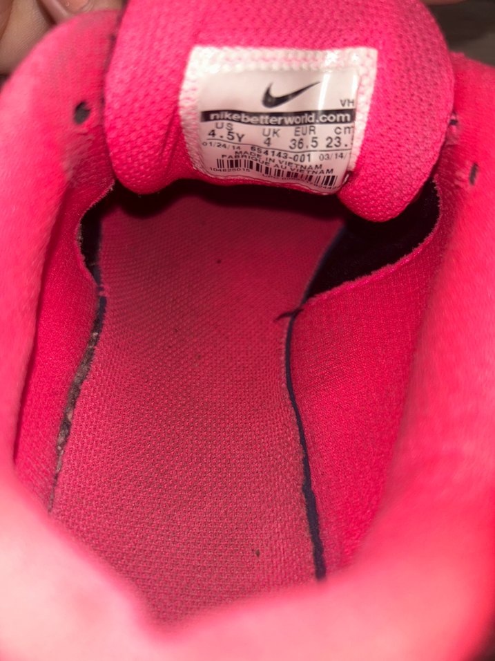 Nike Pembe Siyah Bağcıklı Kadın Spor Ayakkabı - Görsel 5