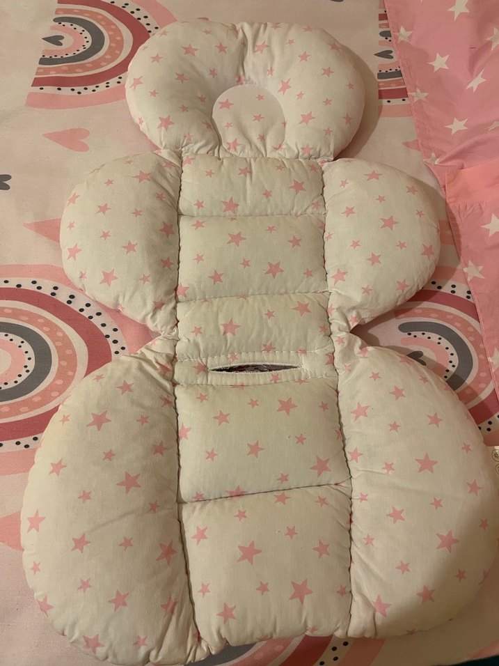 Pembe Yıldız Desenli Çocuk Uyku Minderi - Görsel 2