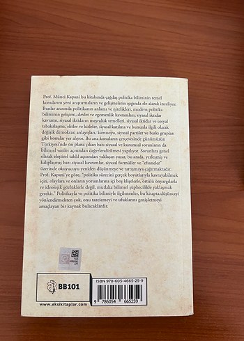 Politika Bilimine Giriş - Münci Kapani - Görsel 2