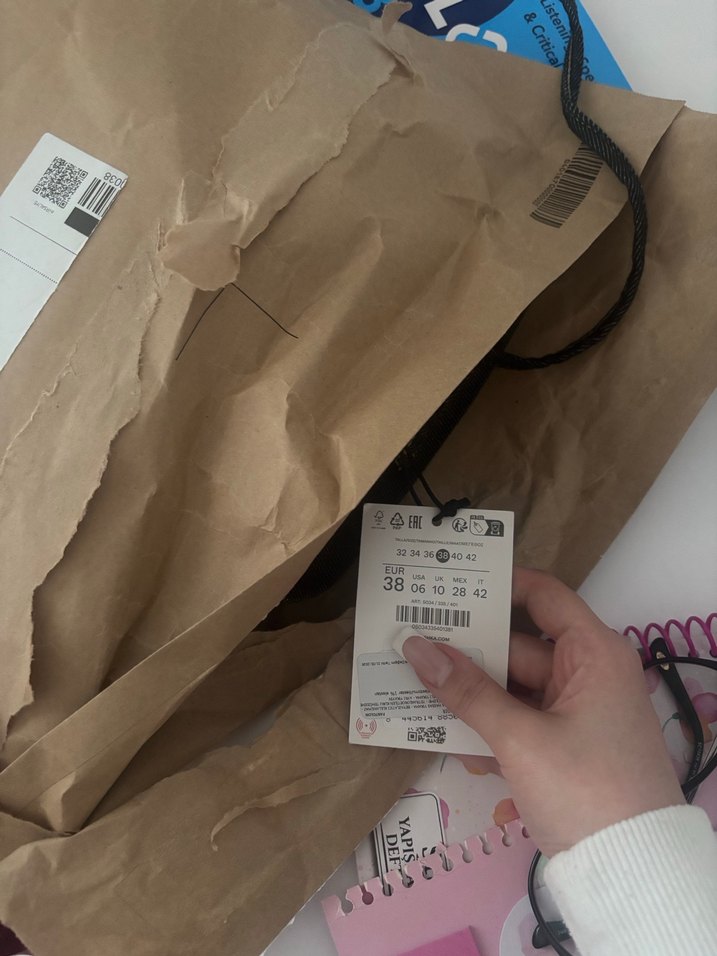 Bershka beli lastikli jean - Görsel 3