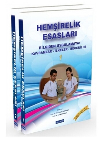 Hemsirelik esasları kitabı iki cilt
