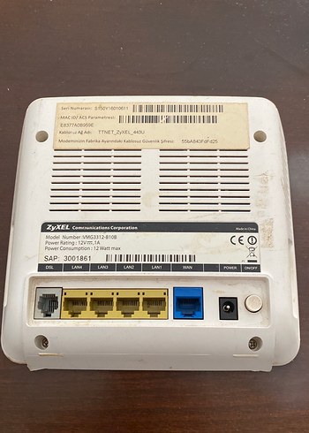 ZyXEL TTNET Modem Alıcısı - Görsel 2