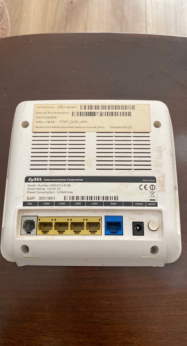 ZyXEL TTNET Modem Alıcısı - Görsel 2