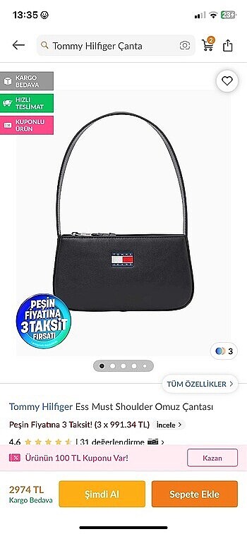 Tommy Hilfiger Tommy Hilfiger Çanta