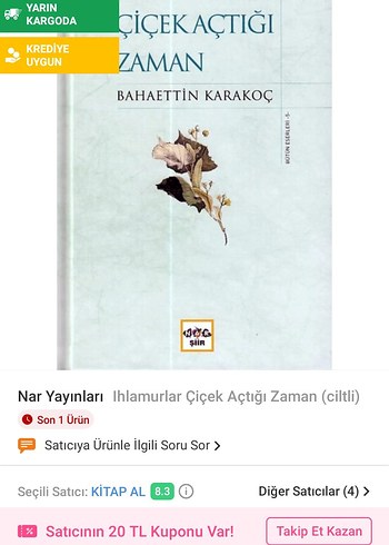 Ihlamurlar Çiçek Açtığı Zaman - Bahaettin Karakoç - Görsel 4