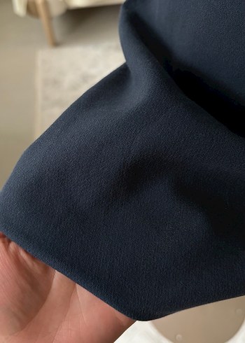 Lacivert elbise - Görsel 6