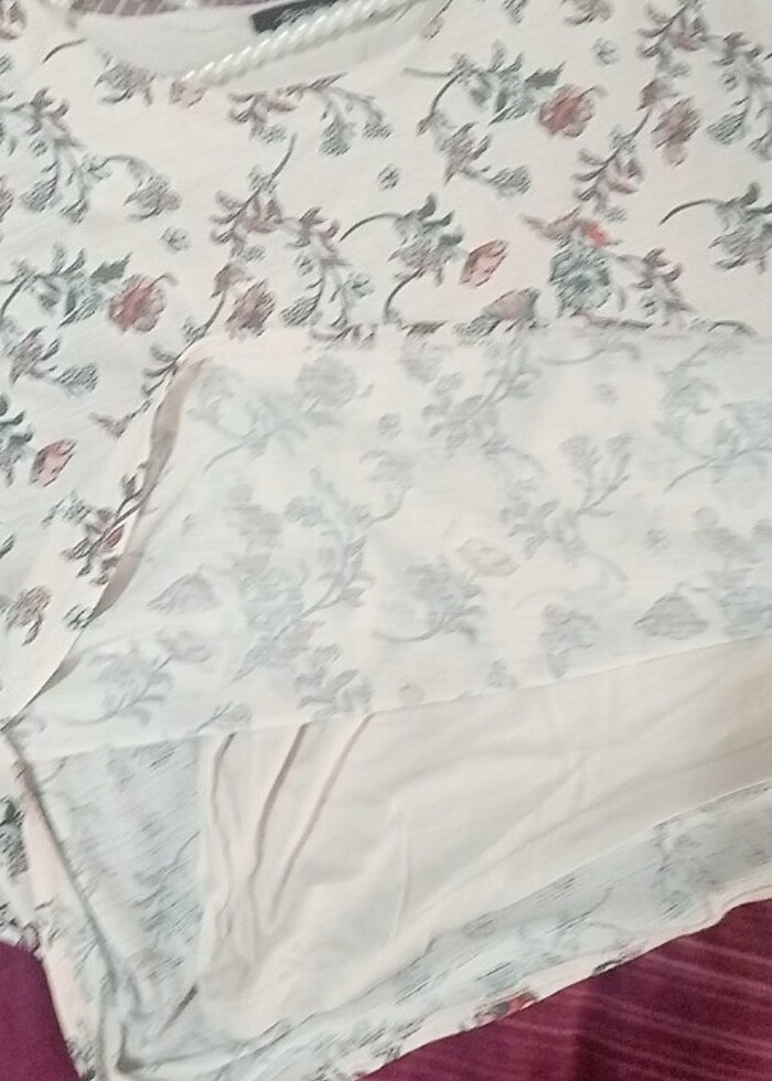 Yarasa model Bershka bluz - Görsel 4