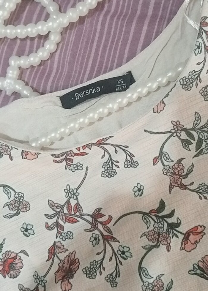 Yarasa model Bershka bluz - Görsel 5