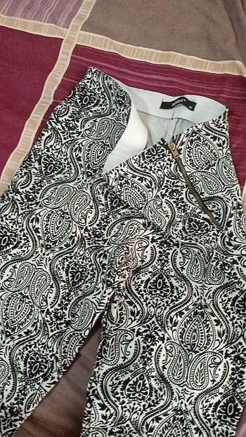 m Beden Desenli pantolon 