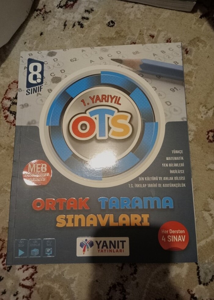 8. Sınıf Test Kitabı - Görsel 5