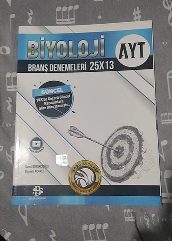 Biyoloji AYT Branş Denemeleri 25x13 Kitabı
