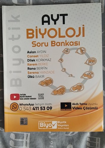 Ayt Biyotik Biyoloji Soru Bankası