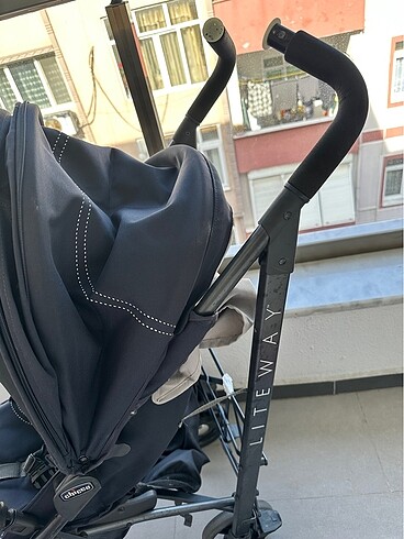 15-36 kg Beden gri Renk Chicco litteway baston bebek arabasi