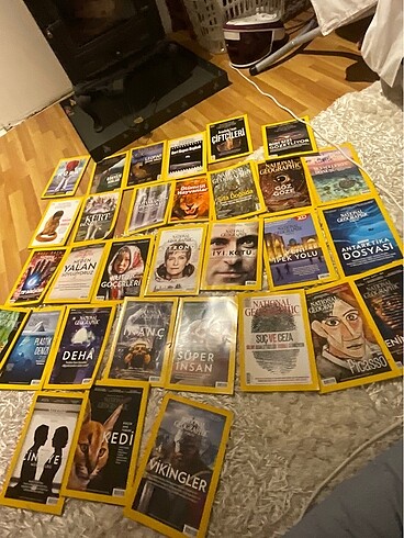 National Geographic 31 adet dergi