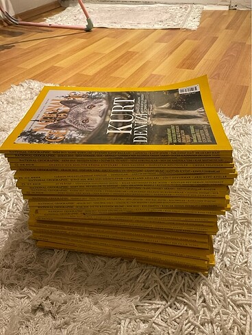  National Geographic 31 adet dergi