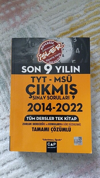 Çağ tyt msü çıkmış sorular