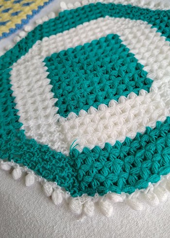 Renkli Örgü Banyo Lifleri - Görsel 3