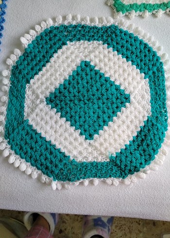 Renkli Örgü Banyo Lifleri - Görsel 2