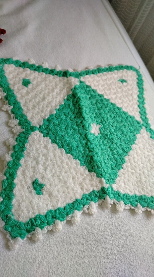 Renkli Örgü Banyo Lifleri - Görsel 5