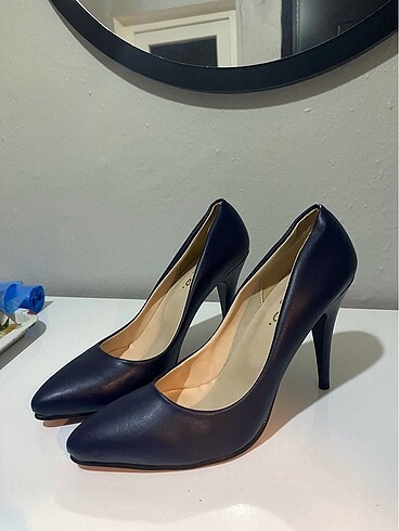 Diğer Lacivert 37 numara stiletto