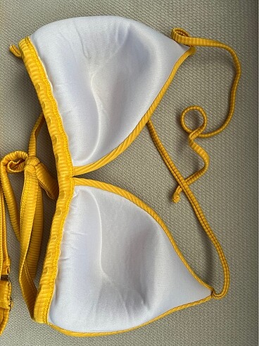 xl Beden sarı Renk Pierre Cardin Bikini Takımı