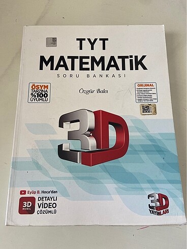 3D TYT Matematik Soru Bankası 2022