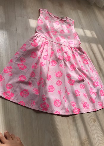 Pembe Kolsuz Kız Çocuk Elbise