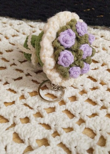 Renkli Örgü Bohem Anahtarlıklar - Görsel 3