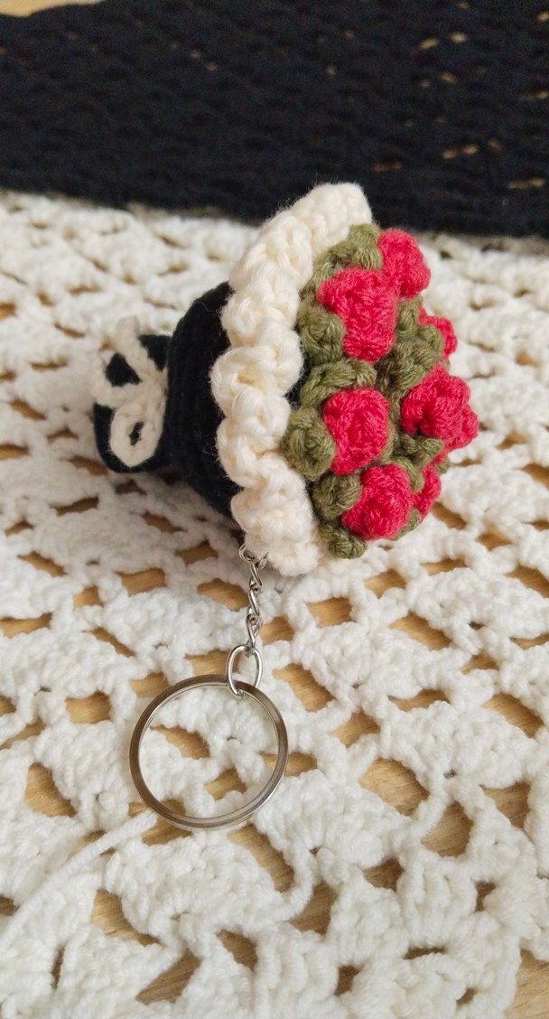 Renkli Örgü Bohem Anahtarlıklar - Görsel 2