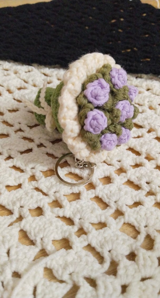 Renkli Örgü Bohem Anahtarlıklar - Görsel 3