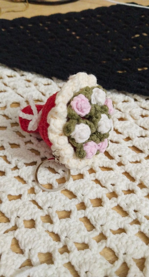 Renkli Örgü Bohem Anahtarlıklar - Görsel 5