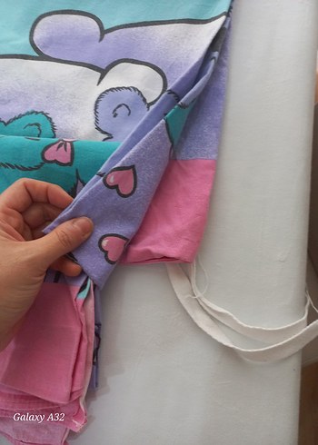 Renkli Baskılı Çocuk Uyku Seti, Pembe - Görsel 3