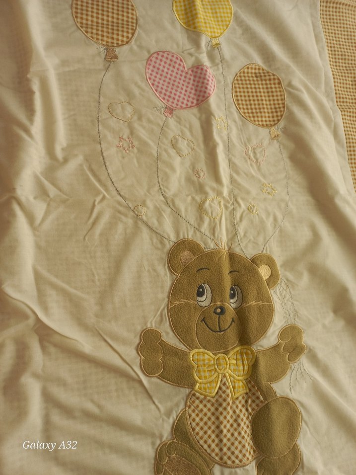 Nakışlı Bej nevresim ve yastik - Görsel 3