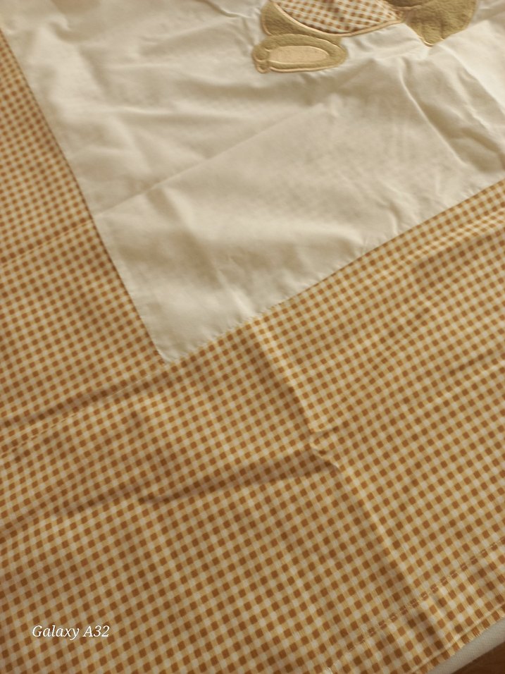 Nakışlı Bej nevresim ve yastik - Görsel 2