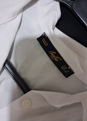 Nakışlı Beyaz Bohem Kısa Kollu Gömlek - Görsel 6