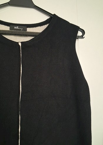 Adl Siyah kışlık elbise Midi Kadın - Görsel 5