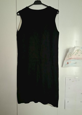 Adl Siyah kışlık elbise Midi Kadın - Görsel 6