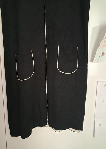 Adl Siyah kışlık elbise Midi Kadın - Görsel 2