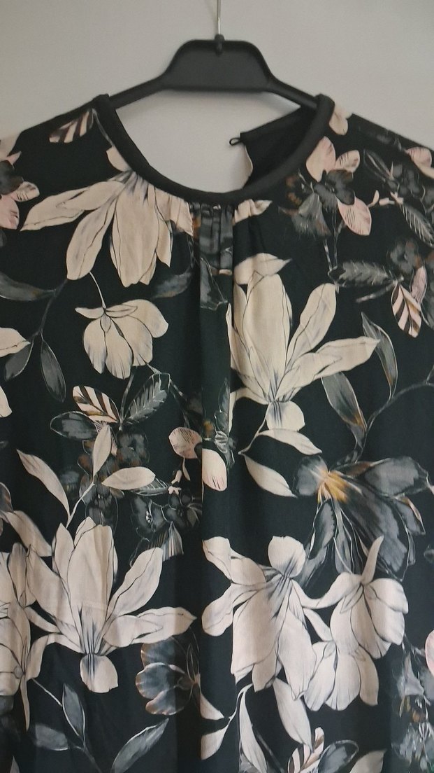 Uzun Kollu V Yaka Bohem Kadın Elbise - Görsel 5