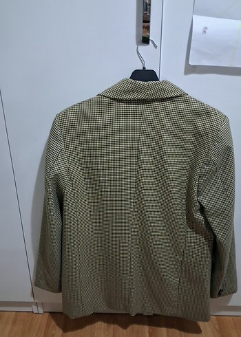 Düğmeli Kadın Blazer Ceket - Kahverengi - Görsel 5