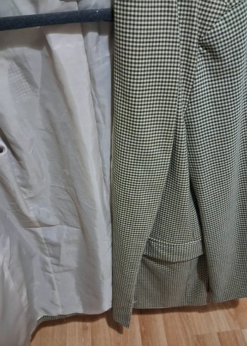 Düğmeli Kadın Blazer Ceket - Kahverengi - Görsel 3