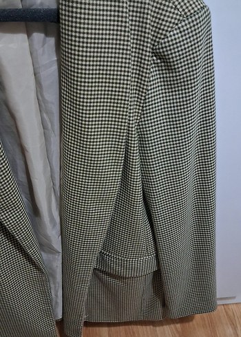 Düğmeli Kadın Blazer Ceket - Kahverengi - Görsel 4