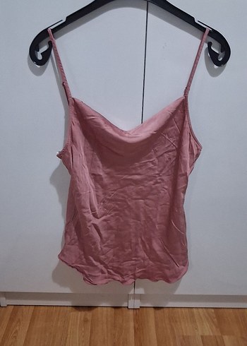 Pembe V Yaka Saten Mini Atlet